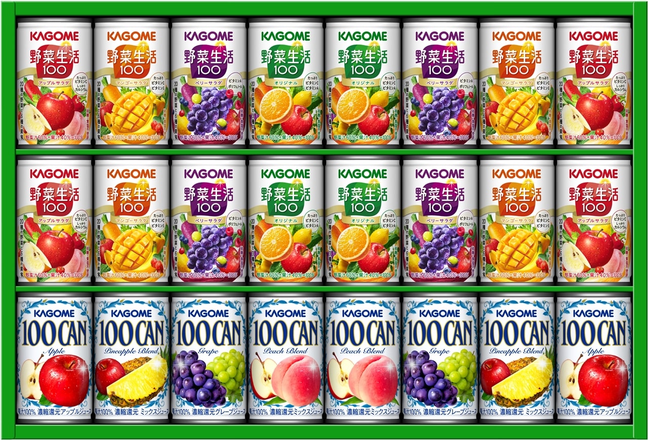 カゴメ　フルーツ＆野菜飲料ギフト　２４本入り