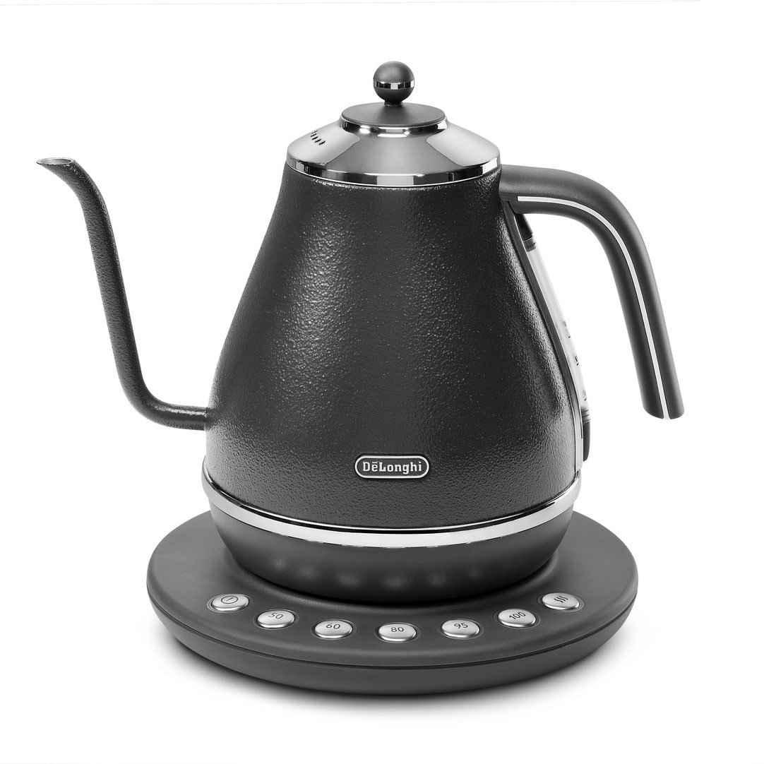 <デロンギ>アイコナ電気カフェケトルKBOE1230J-GY
