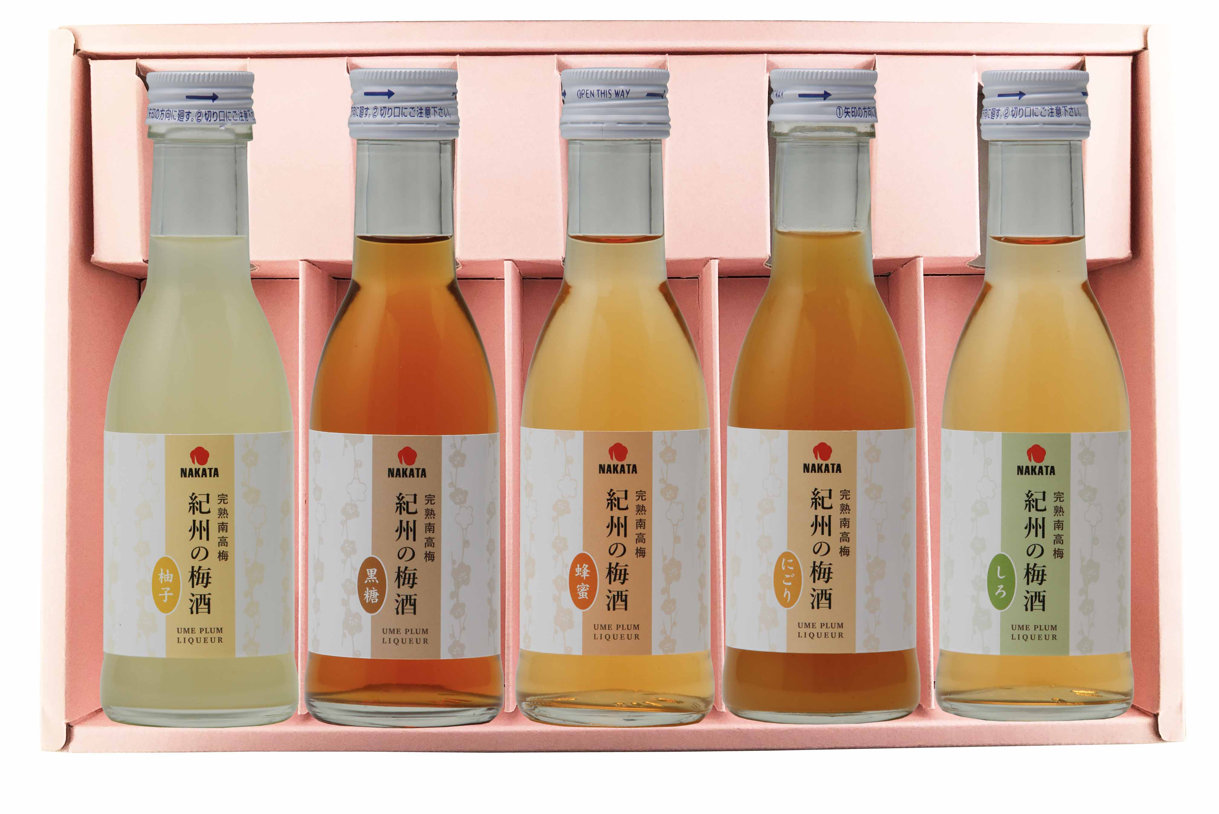 紀州の梅酒　あじいろ５本セット　180ml
