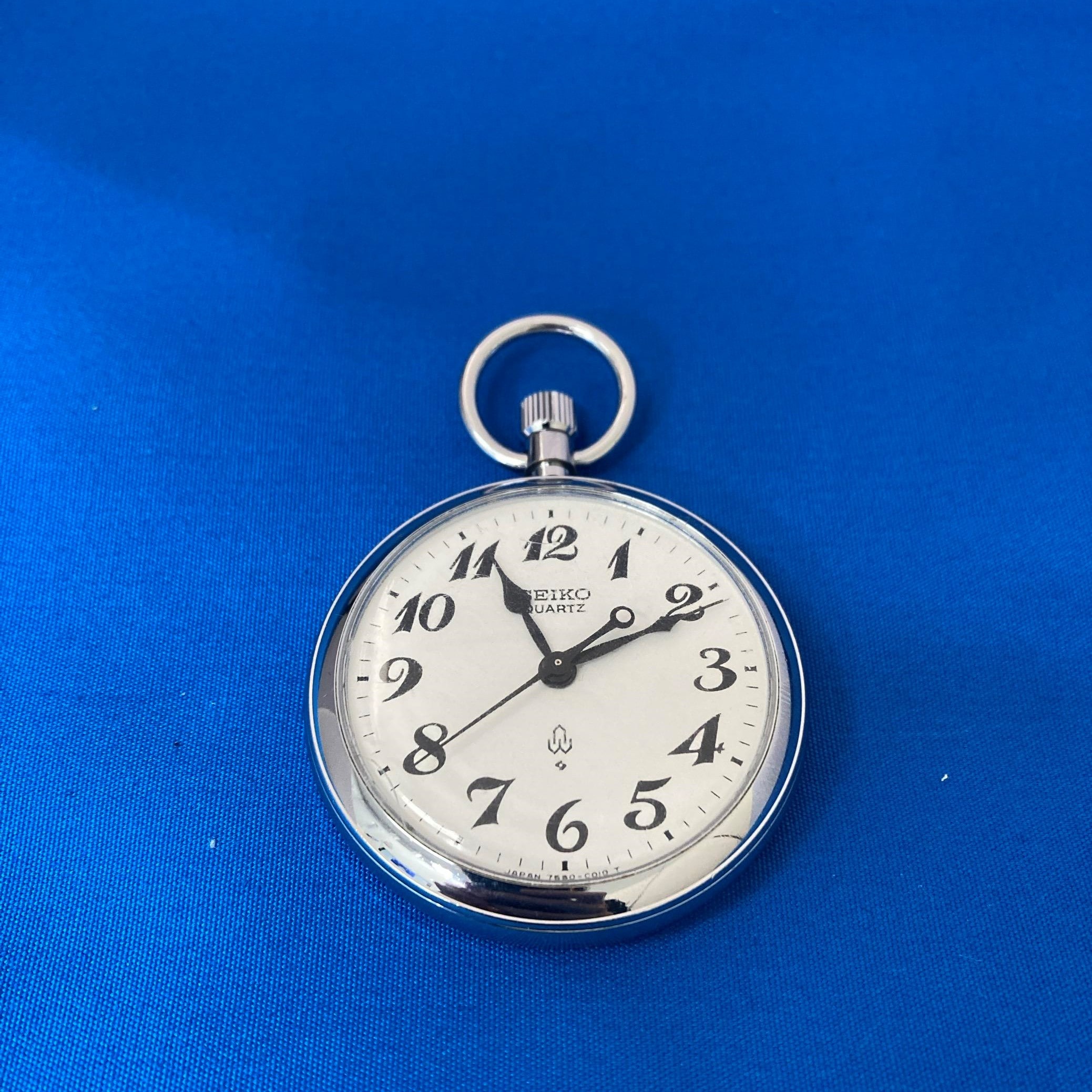 【JR西日本公式】阪奈支社　運転士用懐中時計（天鉄・59年製・使用品　№65)