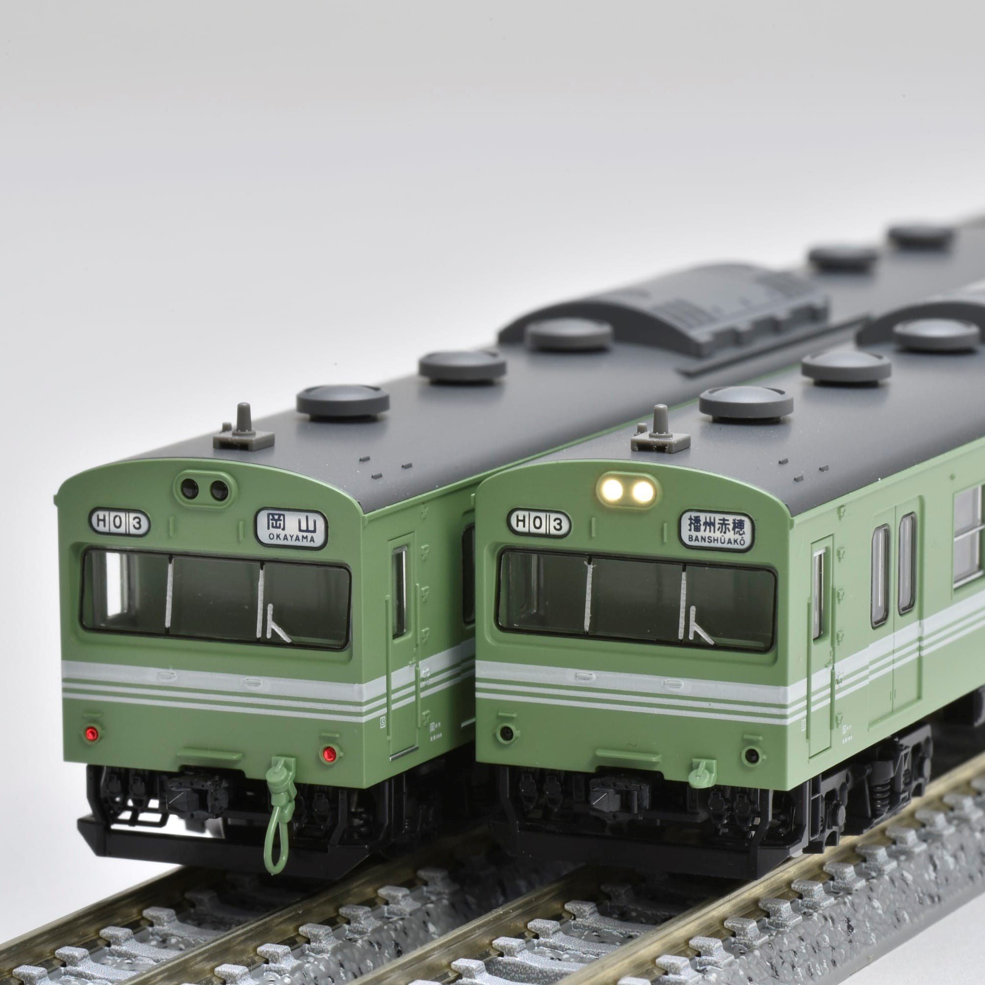 送料無料】TOMIX製 NゲージJR103系通勤電車（岡山色・混成編成4両