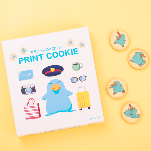 カモノハシのイコちゃん　 プリントクッキー