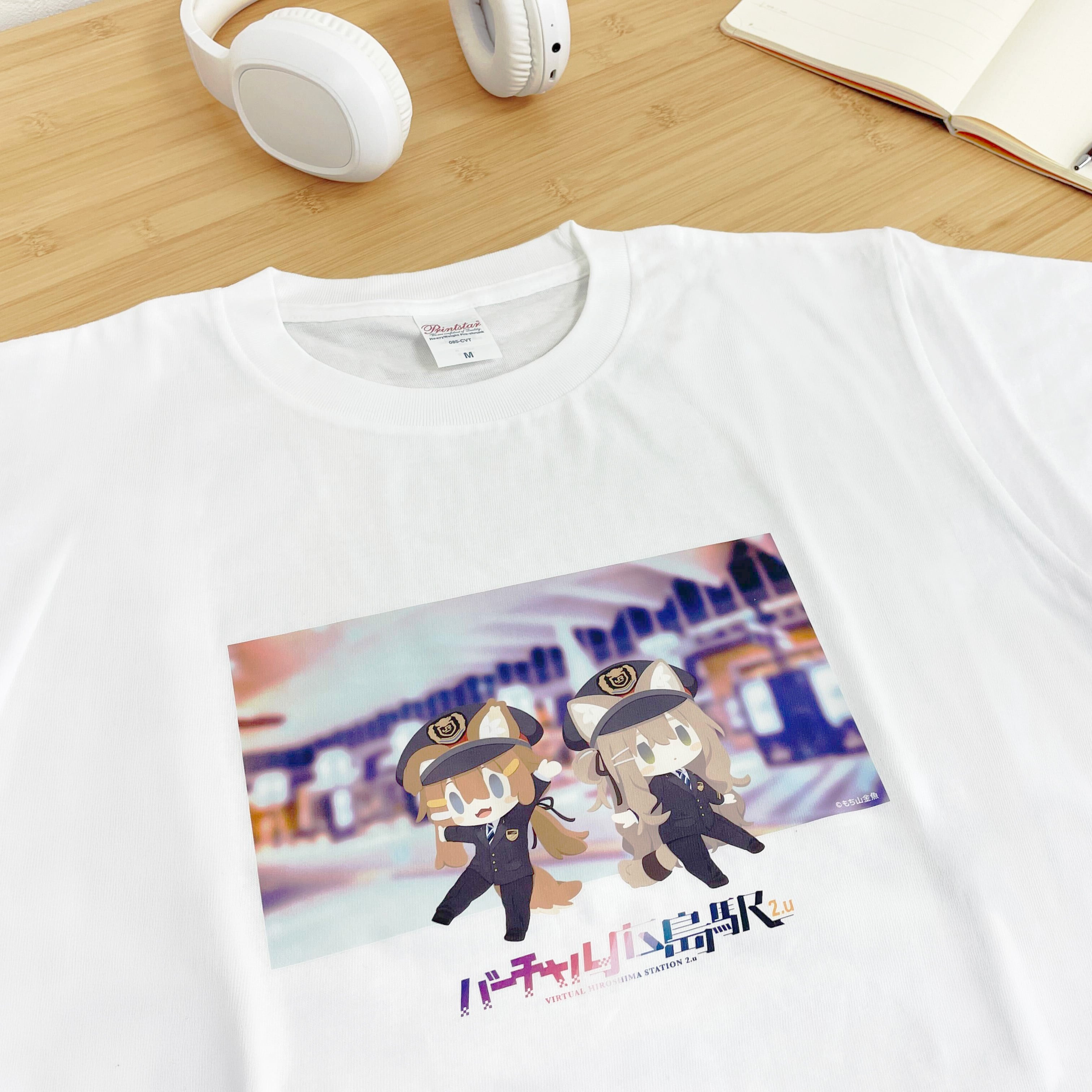 【予約販売】バーチャル広島駅 2.uまめふれんずTシャツ