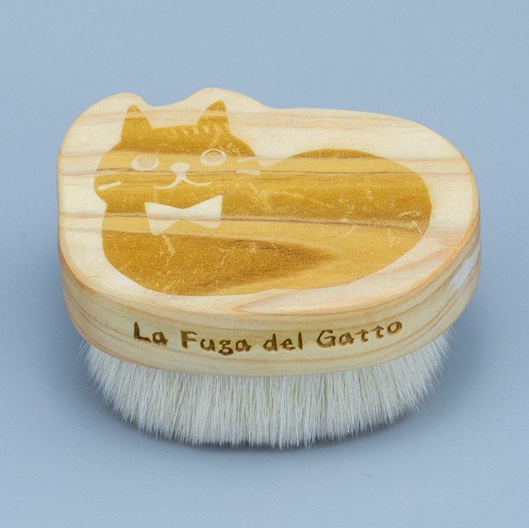 ネコ用ブラッシングブラシ 熊野筆 晃祐堂 ねこぶらっしゅA