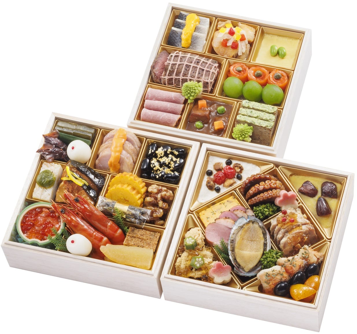  [千里山荘]おせち料理 和洋三段重 (2～3人前)