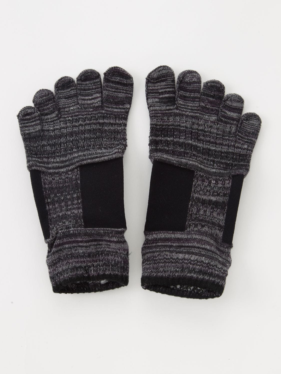 Foot archマーブルメッシュアンクル(Support Type) ブラック 27-29
