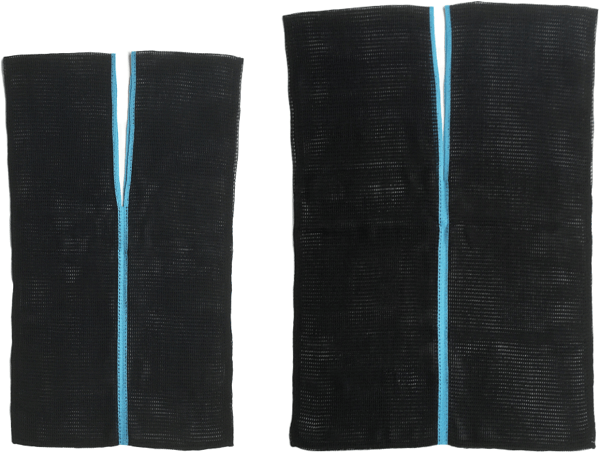 ニットエコバッグ(ブラックS&ブラックL)