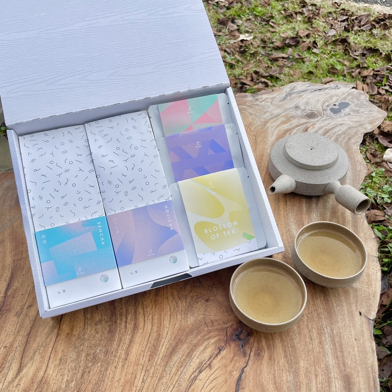 茶 仙霊茶ティーバッグアソート 煎茶3g×10包、ほうじ茶3g×10包、茶の花煎茶/黒文字ほうじ茶/いちご紅茶各3g×1包