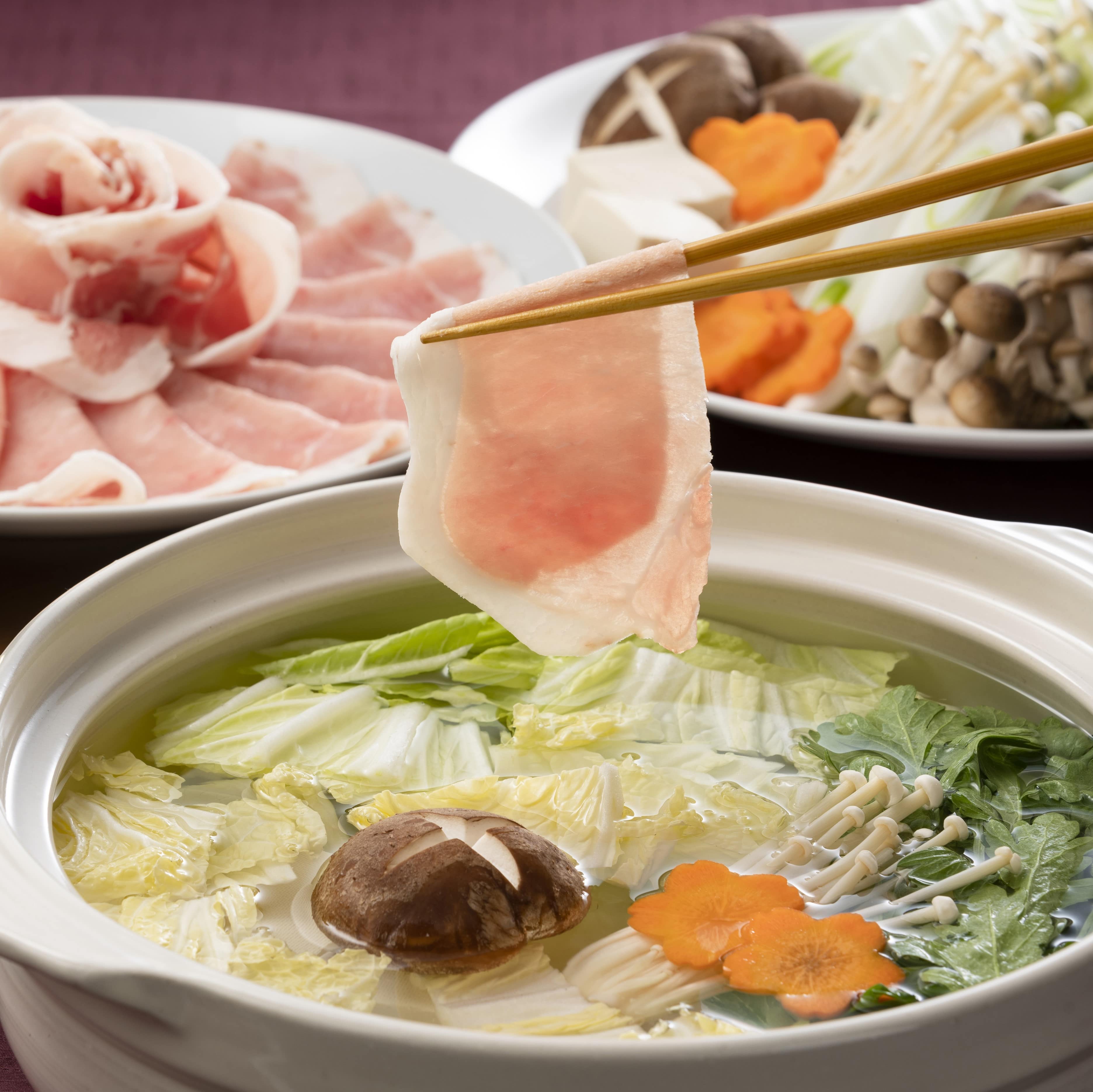 おかやまピーチポーク しゃぶしゃぶセット（豚バラスライス280g
