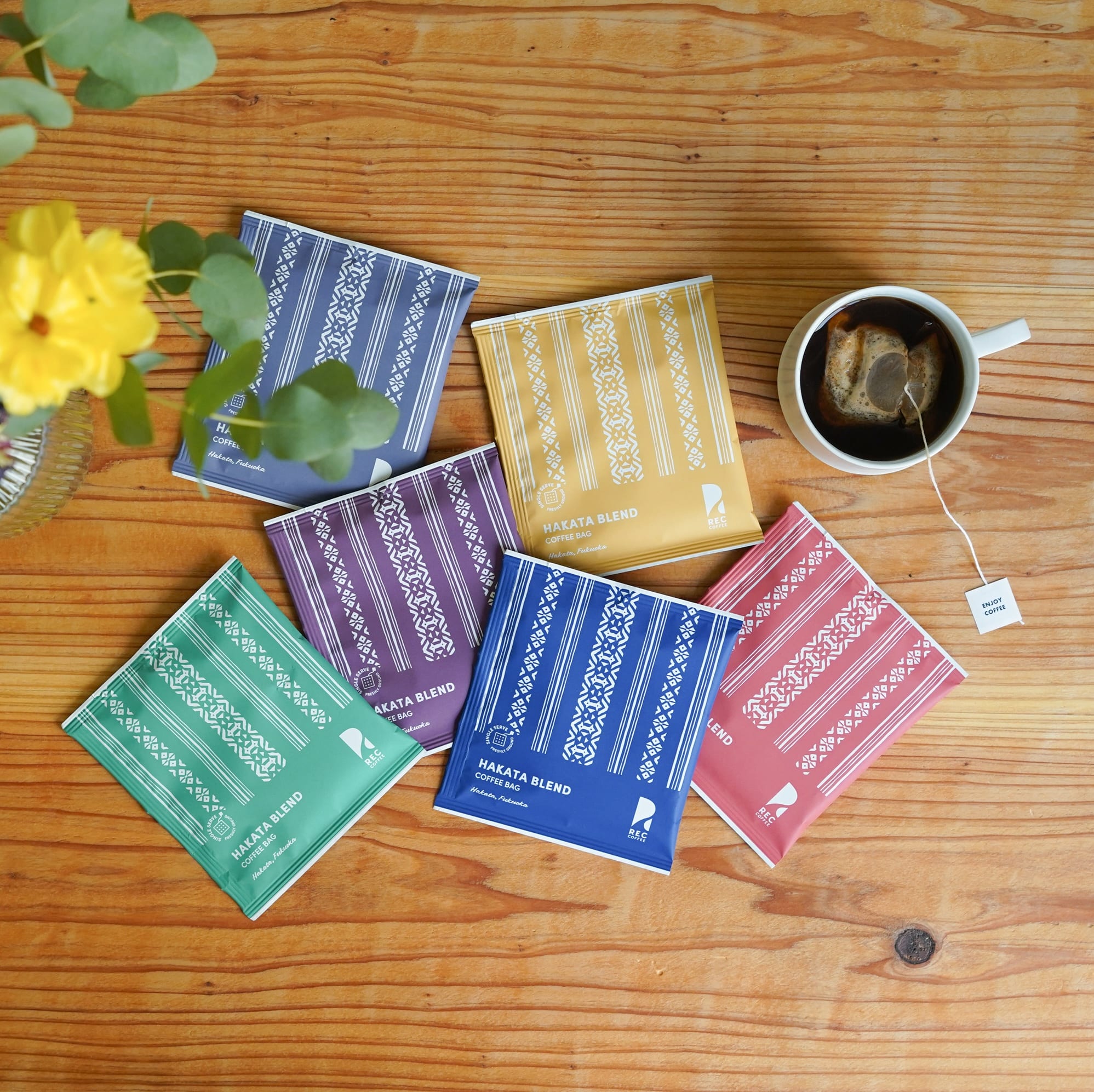 博多織柄コーヒーバッグセット(12個入り) 10g×12個