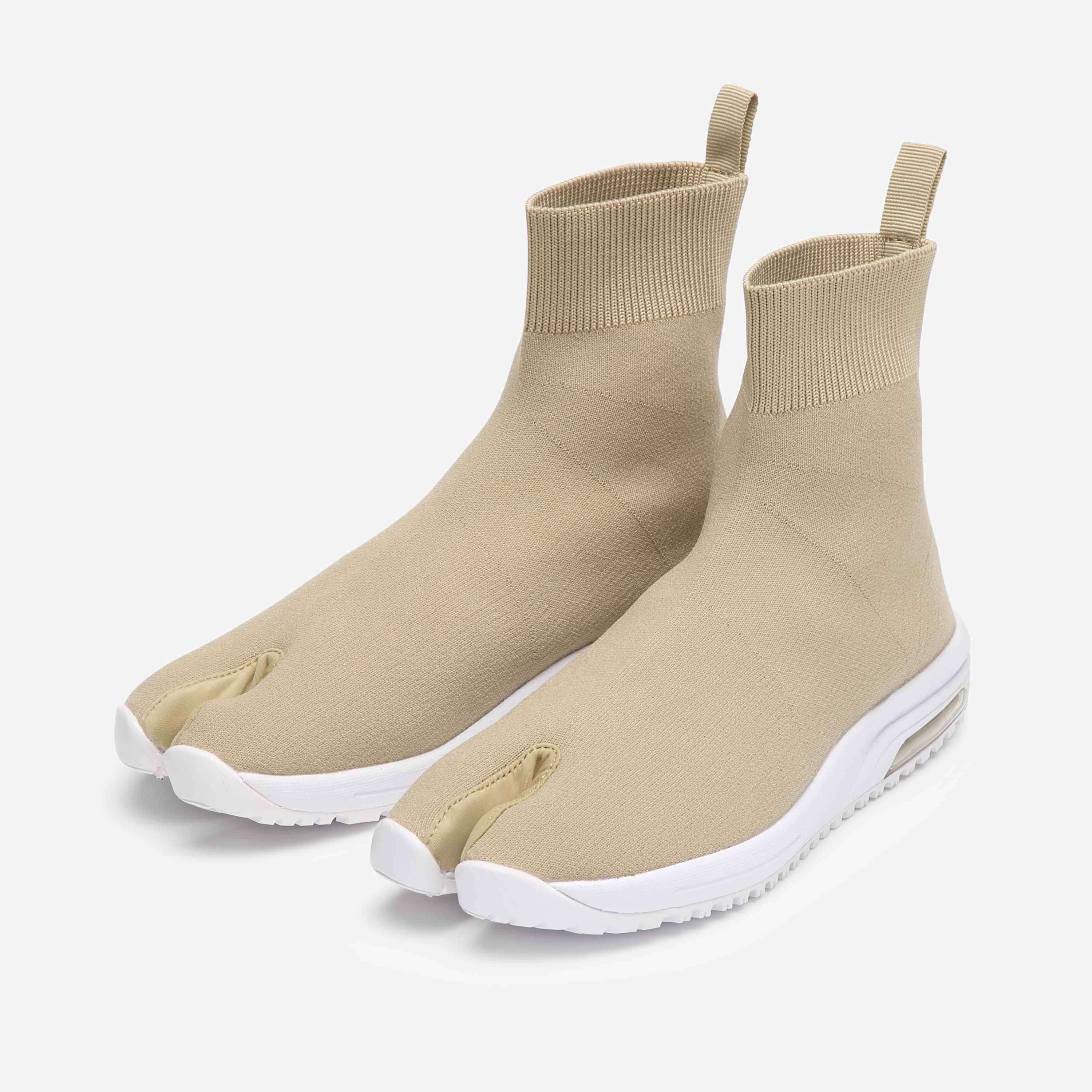 MARUGO 足袋靴 Knit tabi boots ベージュ  1足