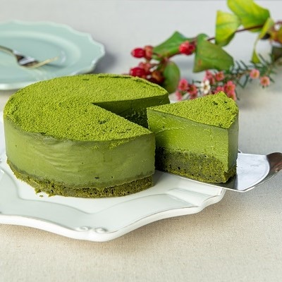 京豆腐のお濃茶ケーキ 4号【グルテンフリー】