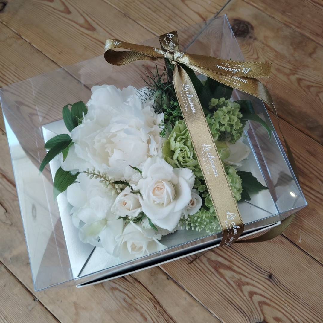 Le chainonオリジナルクリアBoxアレンジメント（父の日）