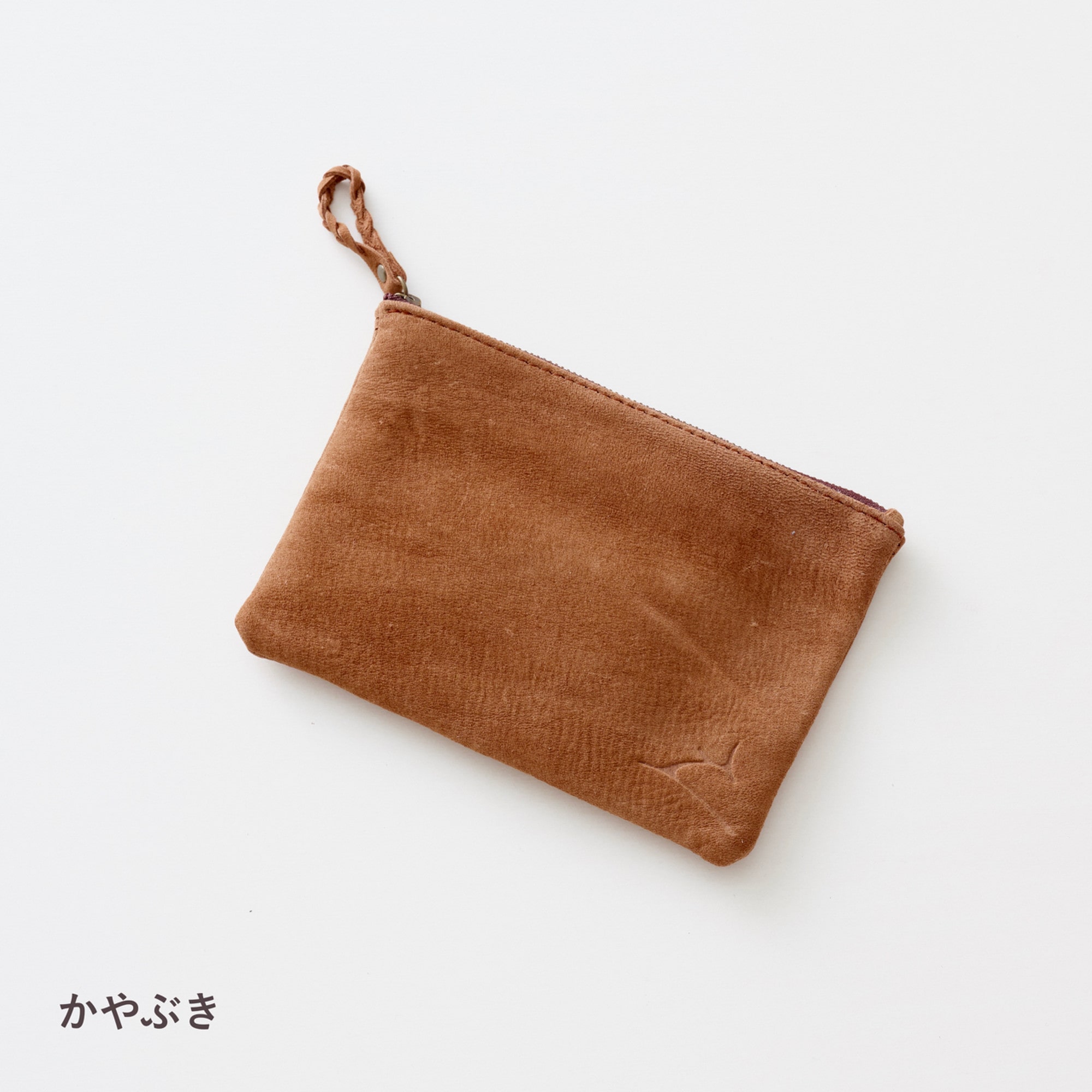 ENISICA(エニシカ) ポーチ ジビエ鹿革 トモシカポーチM 茅葺(かやぶき) 1個