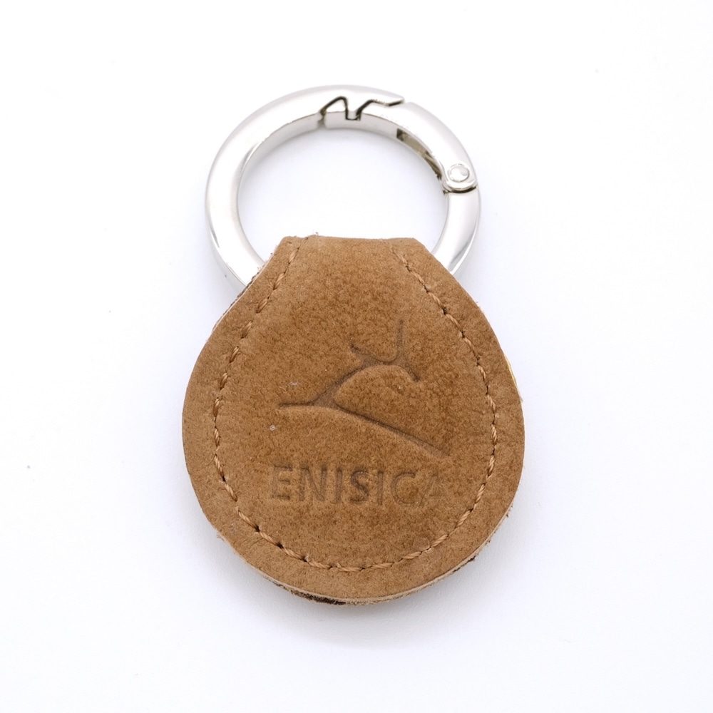 ENISICA(エニシカ) ジビエ鹿革 お守りキーホルダー 茅葺(かやぶき) 1個