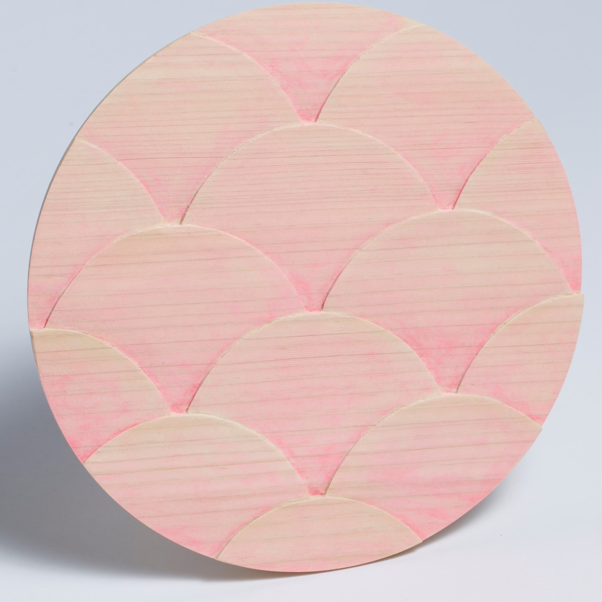 Plated by Carole Baijings for Maeda Woodworks-Plate wave 220mm
