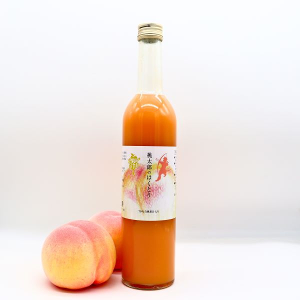 岡山果汁ものがたり 桃太郎のはくとう(白桃ドリンク500ml)