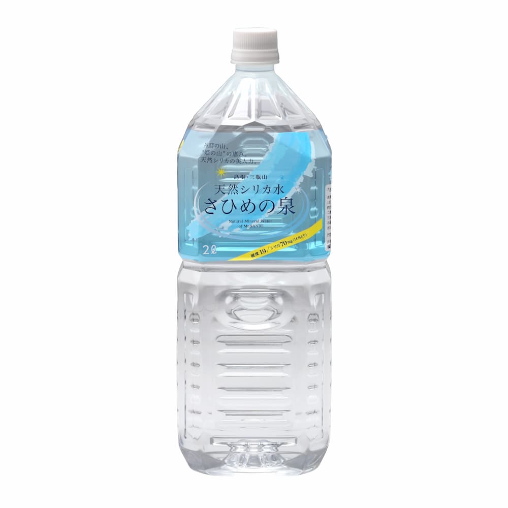 天然シリカ水「さひめの泉」2L ペットボトル6本入り2ケース
