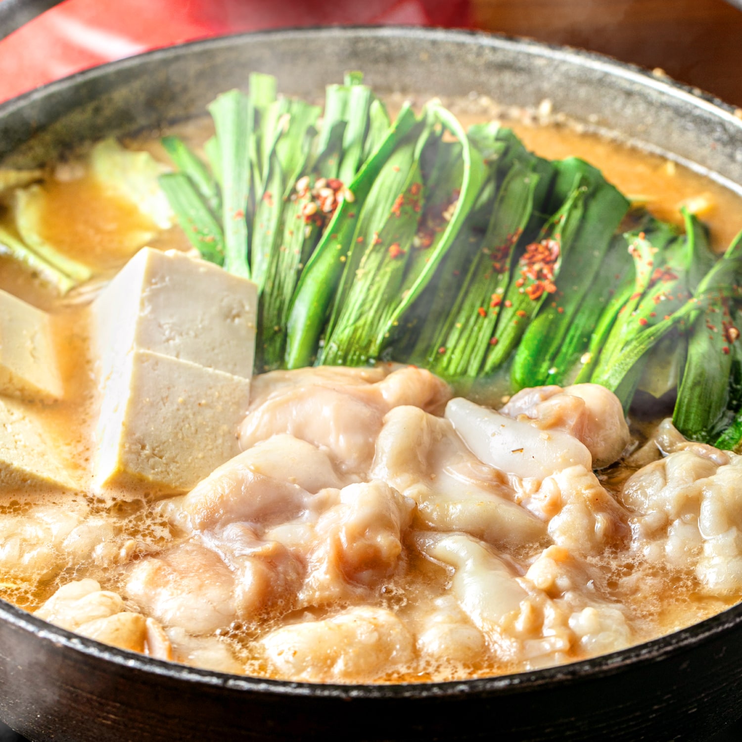 魚住商店あごだし【醤油仕立て】もつ鍋セット満足15人前、5人前3セット、もつ1.5kg