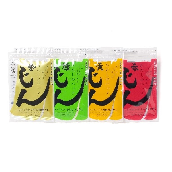おだしのパックじんミニ4種