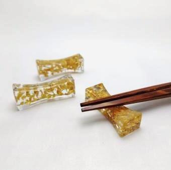 漆チップ入り箸置き