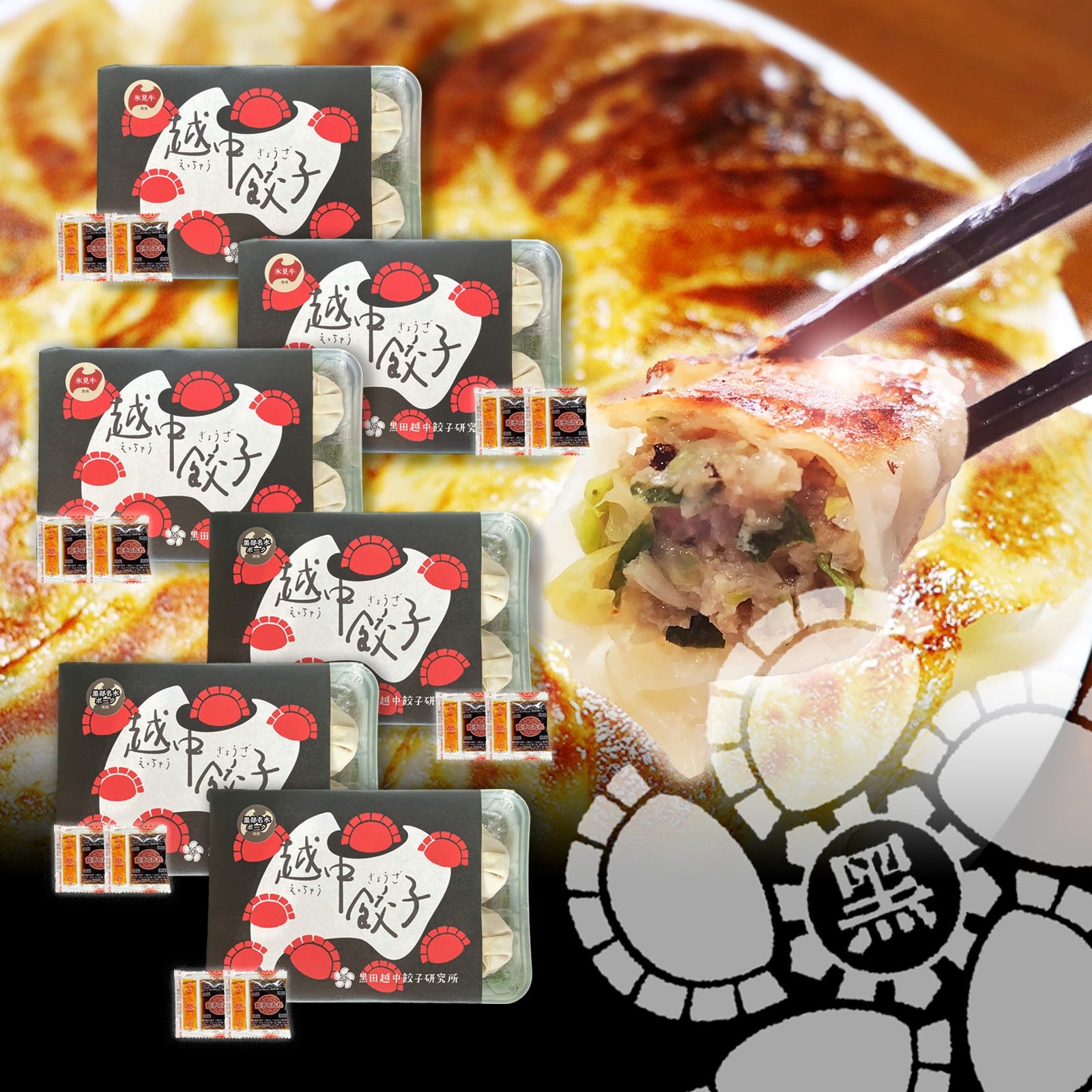 黒部名水ポーク＆氷見牛餃子食べ比べセット 96個