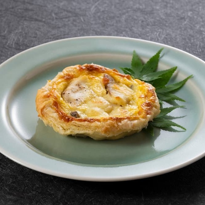 ふんわり白身魚の贅沢キッシュ