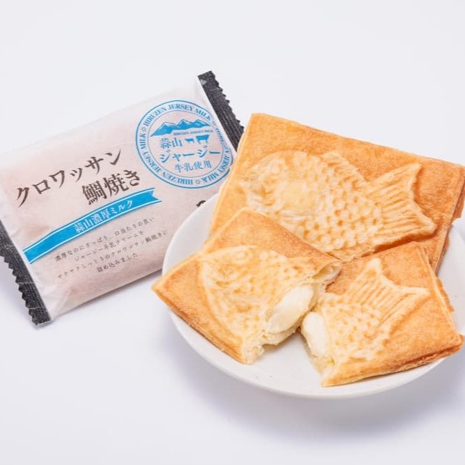 クロワッサン鯛焼き　蒜山ミルク8個セット