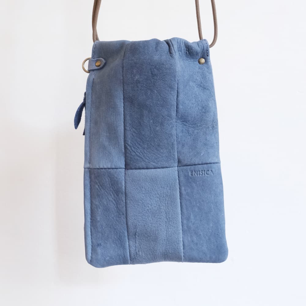 国産ジビエ鹿革 スマホポシェット 朝霞 1個