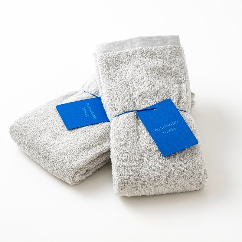  MISHIRINO TOWEL フェイスタオル 2枚セット（ベージュ）