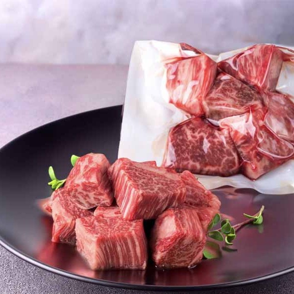 鳥取和牛ヒレ角切りステーキ150g