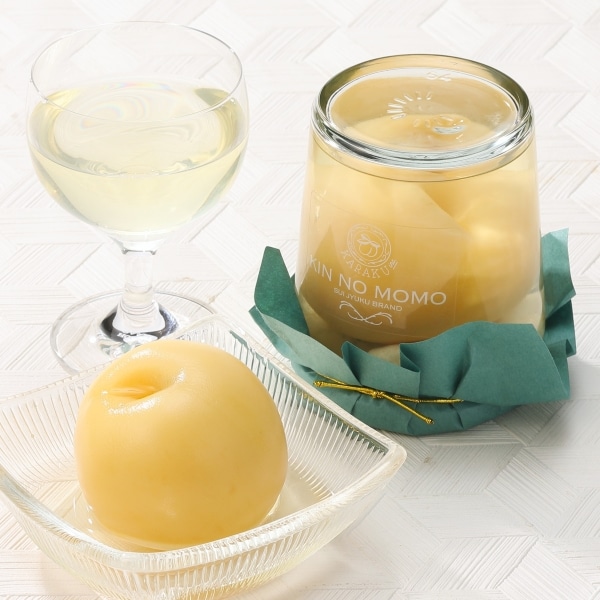 まるごと金の桃ギフト 370g×2個