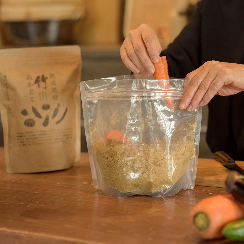 食べる bambina 熟成発酵 竹ぬかどこ 600g