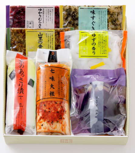 【春・夏】京つけもの西利 漬物 京のあっさり漬・水なす詰合せ 7点入り