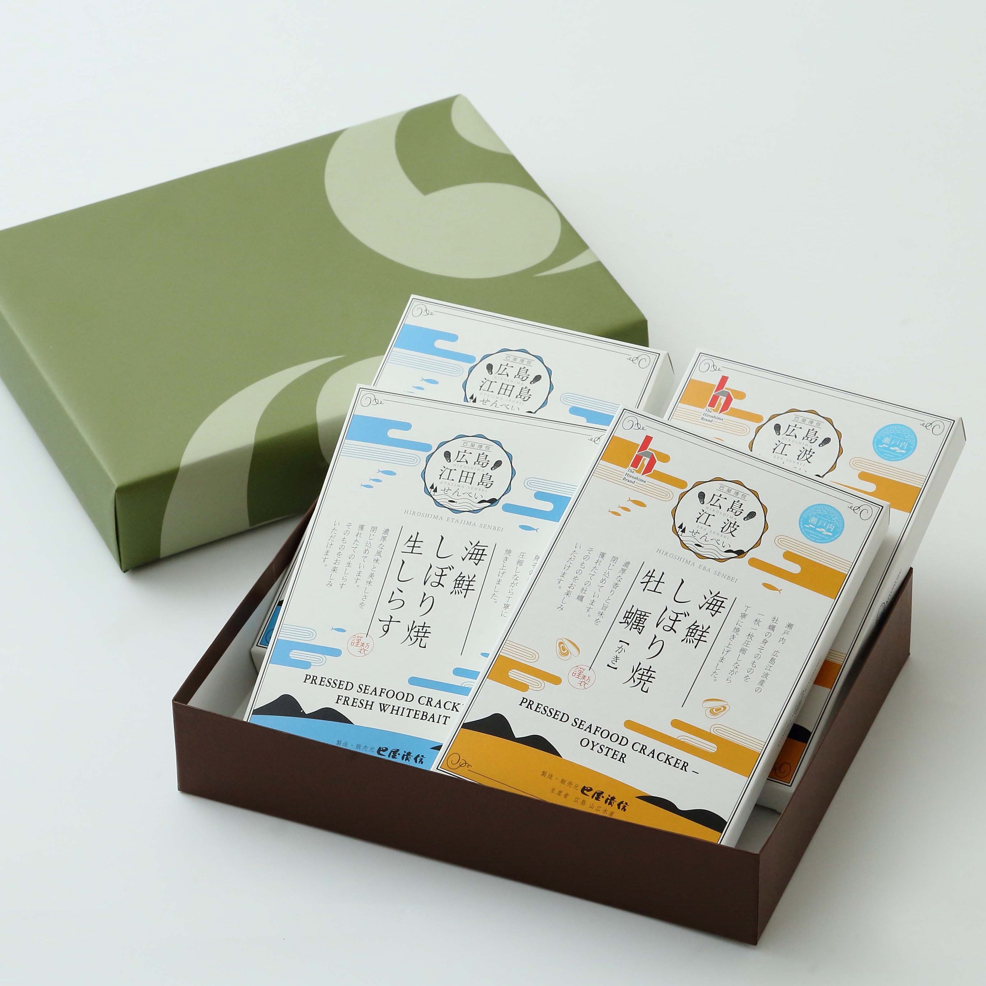 海鮮しぼり焼牡蠣・しらす詰め合わせ(海鮮しぼり焼牡蠣15g×2、海鮮しぼり焼生しらす15g×2)