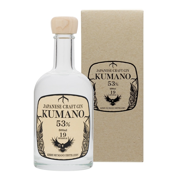 紀州熊野蒸溜所 JAPANESE CRAFT GIN 熊野(熊野 ジン) 500ml
