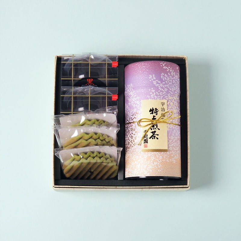 宇治茶と和スイーツセット ≪ギフトボックス≫