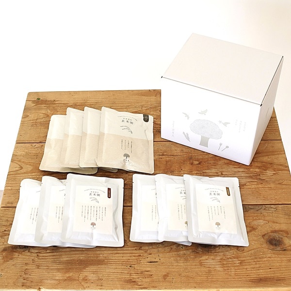 玄米粥3種セット(八宝粥×3・参鶏湯風×3・プレーン×4) 200g 10個