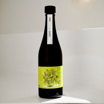 滋賀政所茶ハチミツ酒『AMUミード』 500ml×1本