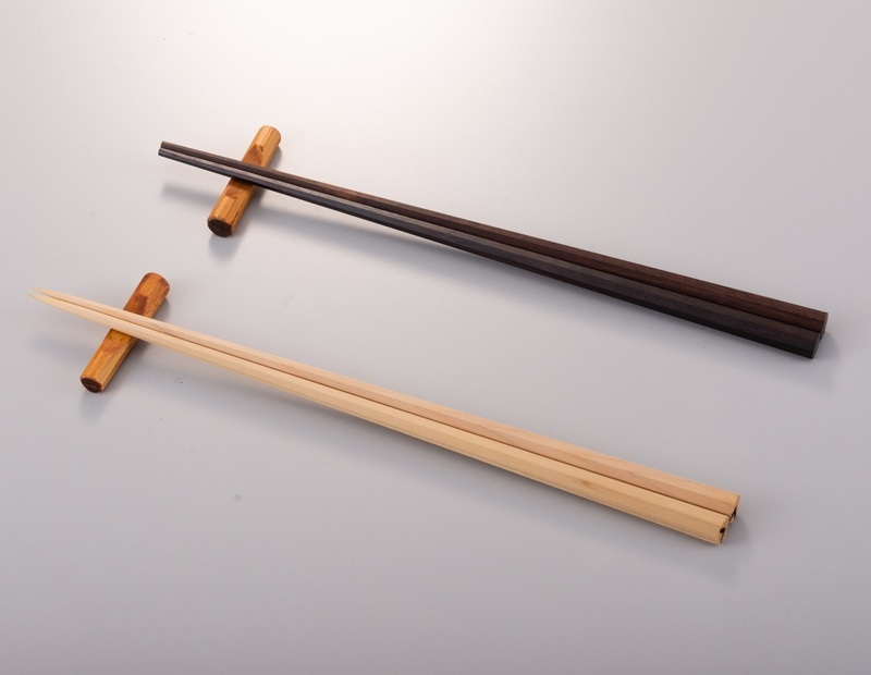 【自宅で工芸体験キット】 箸先の成形　お箸　黒檀