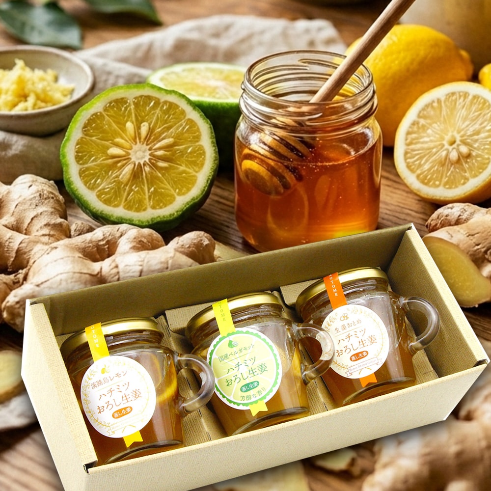 はちみつおろし生姜3種ギフト