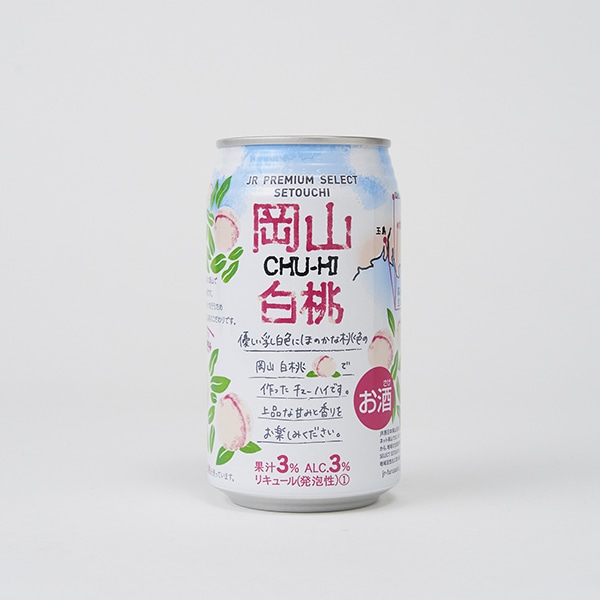 お買い物DAYS特別価格【通常価格10％引き】 岡山白桃CHU-HI 350ml缶 24本入 JR PREMIUM SELECT SETOUCHI
