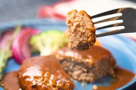 大井肉店　神戸ビーフと三田ポークの煮込みハンバーグ詰合せ(6個入り)
