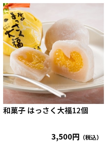 和菓子 はっさく大福12個 3,500円（税込）