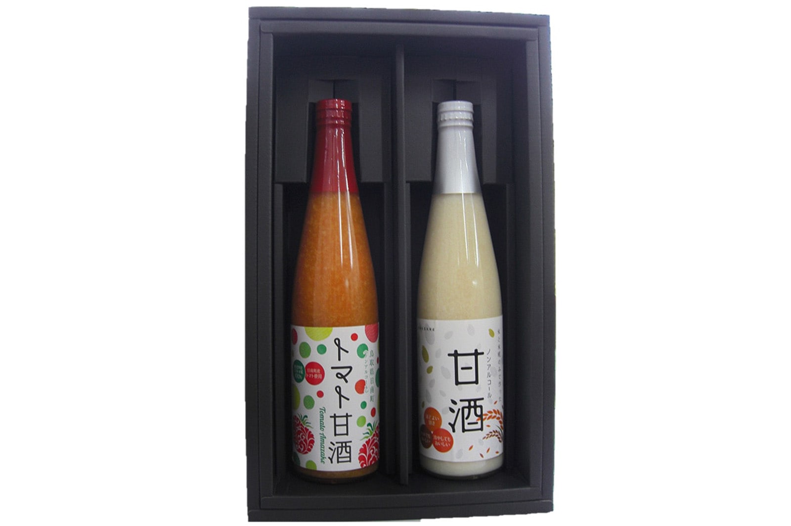 トマト甘酒・甘酒 紅白セット 各500ml