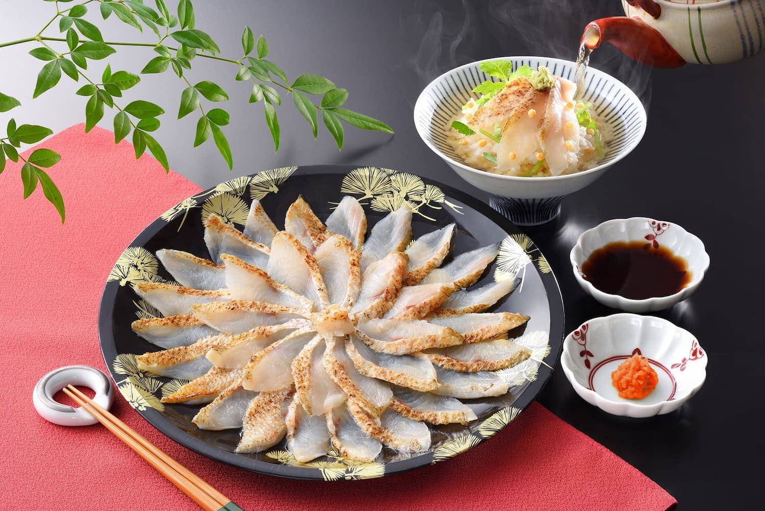 のどぐろ炙り刺しセット