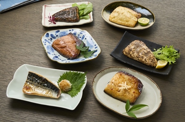 進藤商店 おひとつ鯖詰め 化粧箱 6種8切入り