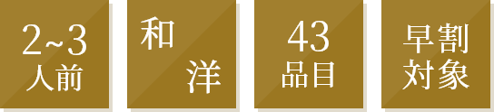 おせち料理 和洋三段重のタグアイコン