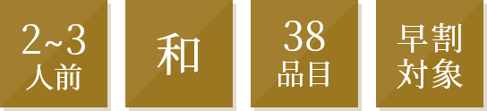 温石左近太郎監修 和の二段重のタグアイコン