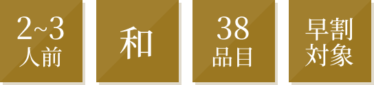 温石左近太郎監修 和の二段重のタグアイコン